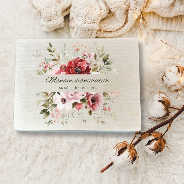 Personalisierte Erinnerungskiste für Mama oder Oma