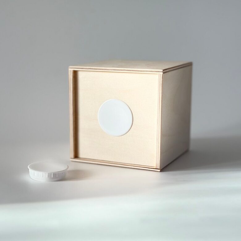 Holzspardose für DIY-Projekte 