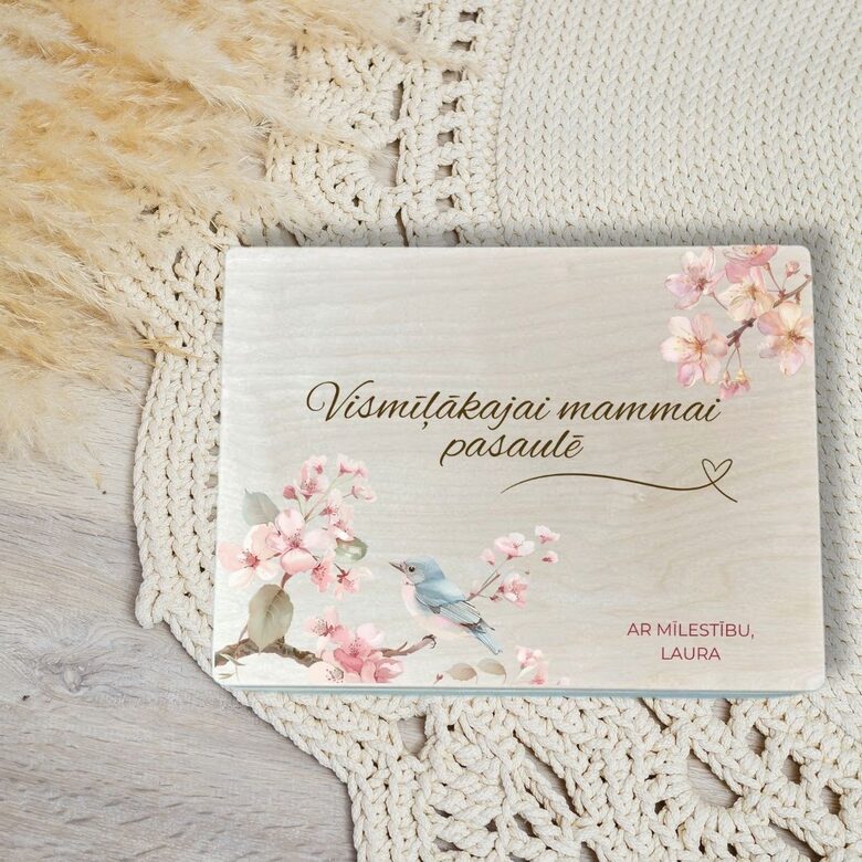 Personalisierte Erinnerungskiste für Mama oder Oma