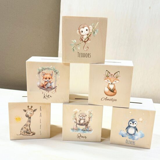 Personalizēta krājkase bērniem