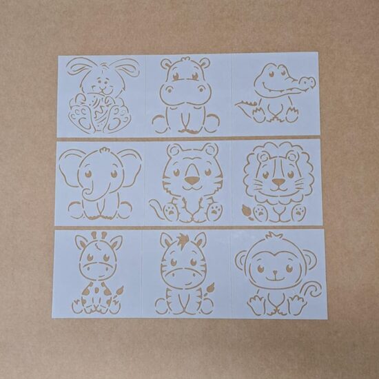 Dzīvnieku trafaretu komplekts
