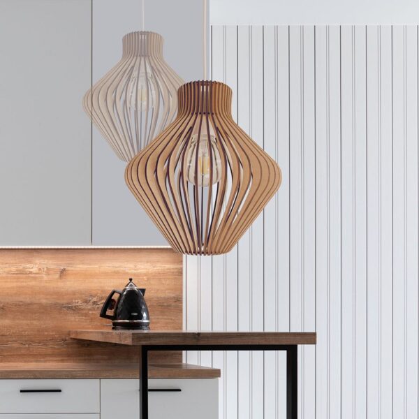 Design-holzlampe