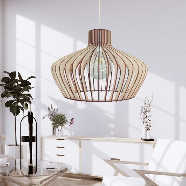 Design-holzlampe