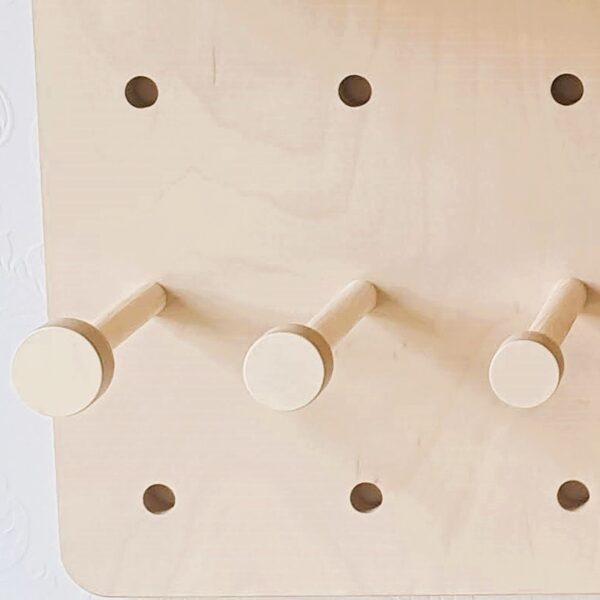 Pegboard hanging pegs (set of 3 pcs)